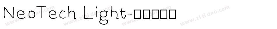 NeoTech Light字体转换